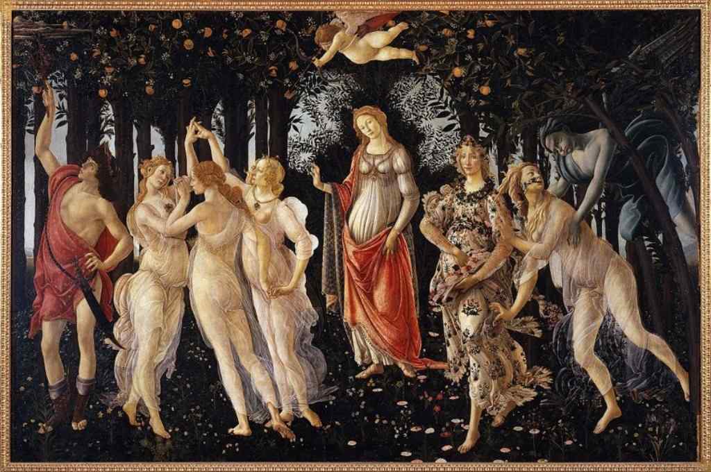 Ilkbahar 1477 1482 Sandro Botticelli