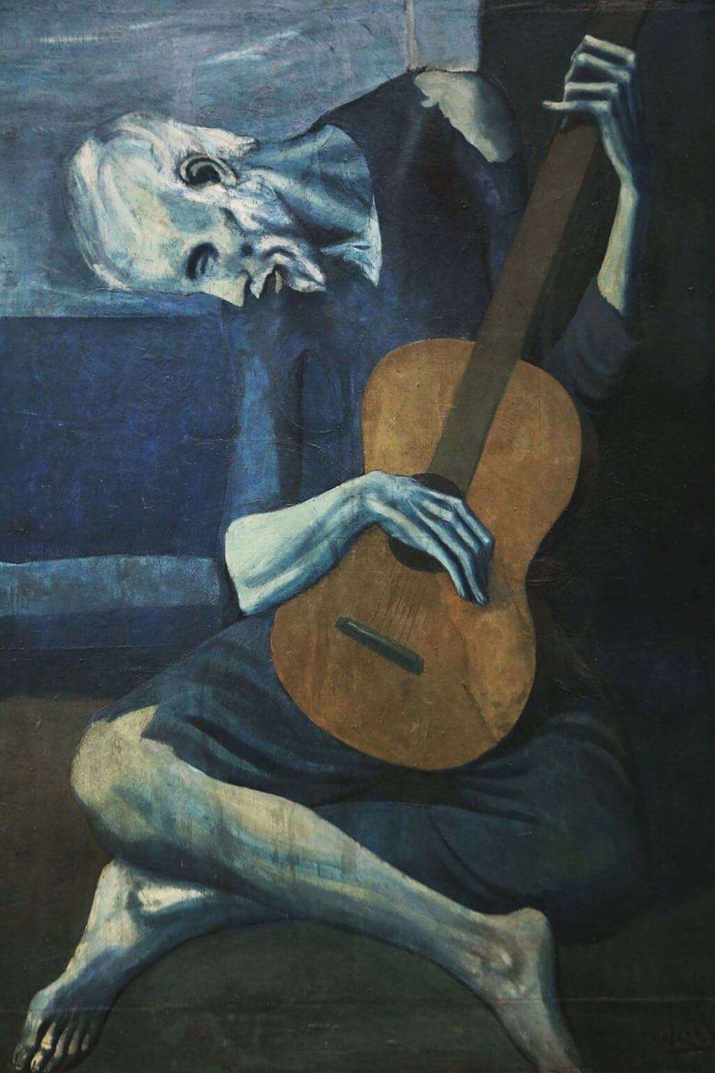 Yasli Gitarist 1903 Pablo Picasso