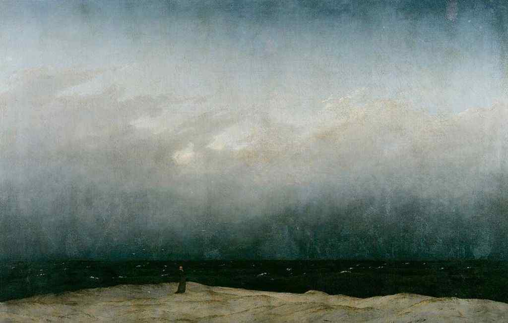 Deniz Kenarinda Kesis 1808 1810 Caspar David Friedrich