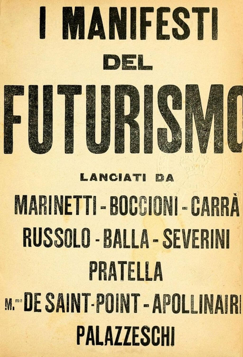 Futurist Bildirge veya Futurist Manifesto Nedir