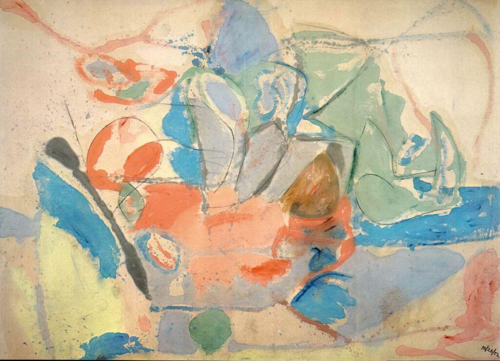 Helen Frankenthaler Daglar ve Deniz 1952