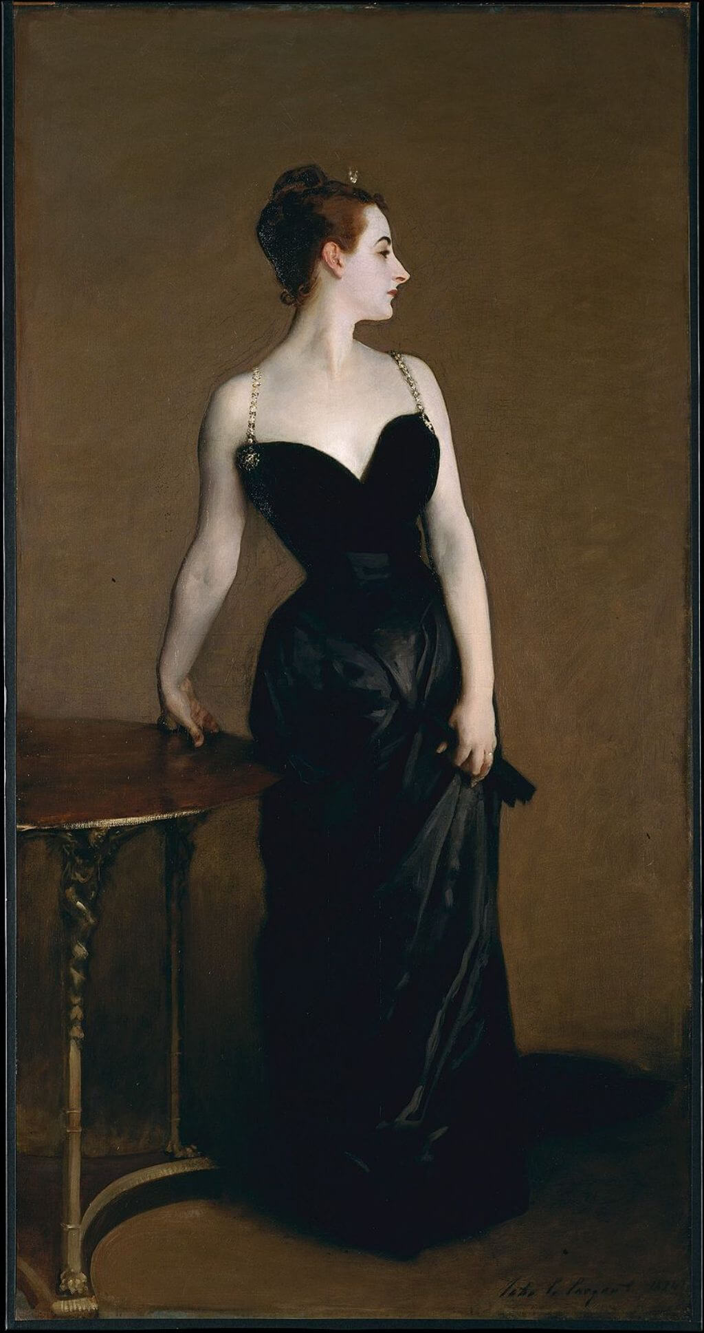 Madame Xin Portresi 1884 John Singer Sargent