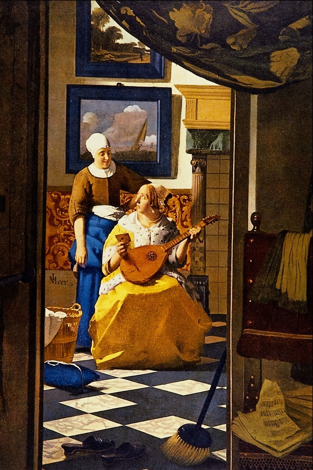Ask Temali Tablolar Ask Mektubu Johannes Vermeer