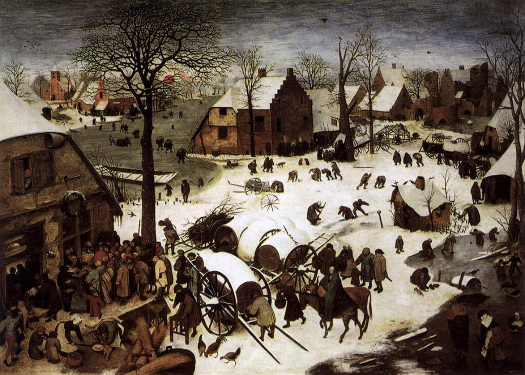 Pieter Bruegel Beytullahimdeki Nufus Sayimi