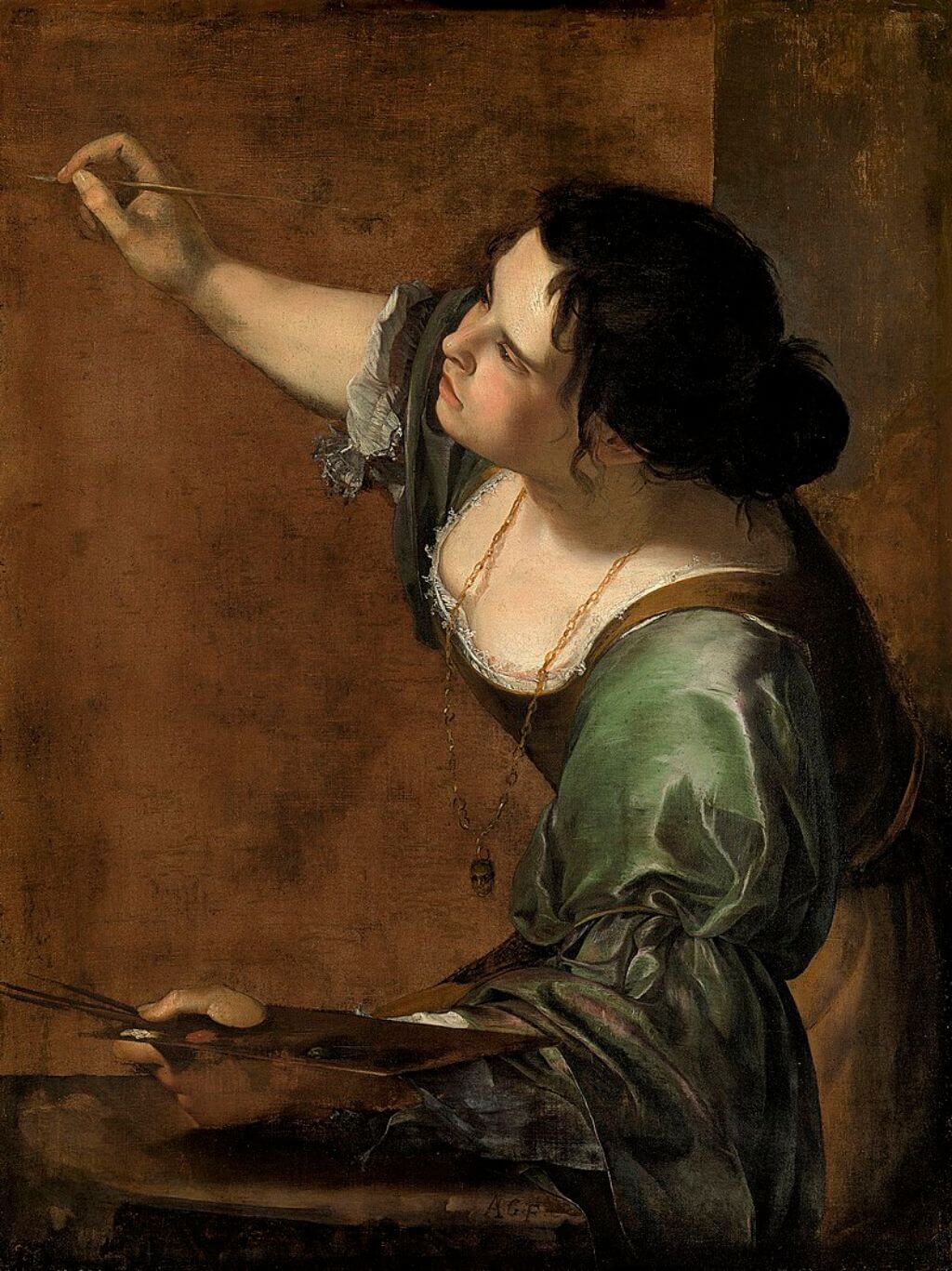 Resmin Alegorisi Olarak Otoportre Self Portrait as the Allegory of Painting 1638