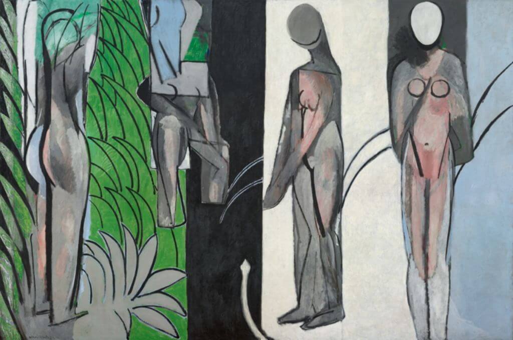 Bathers by a River Nehir Kenarinda Yikananlar 1917