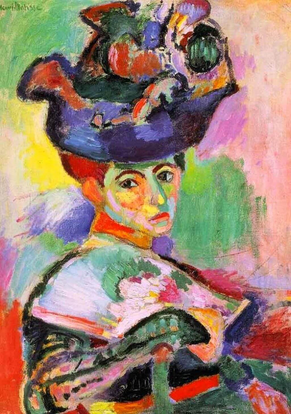 Femme au chapeau Sapkali Kadin 1915