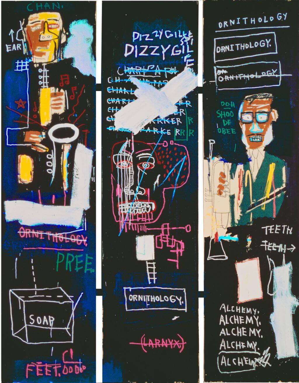 Basquiat Horn Players 1983