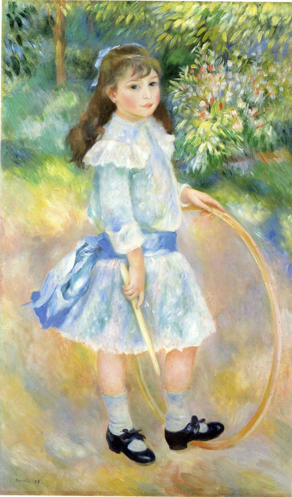 Girl with a Hoop (1885)