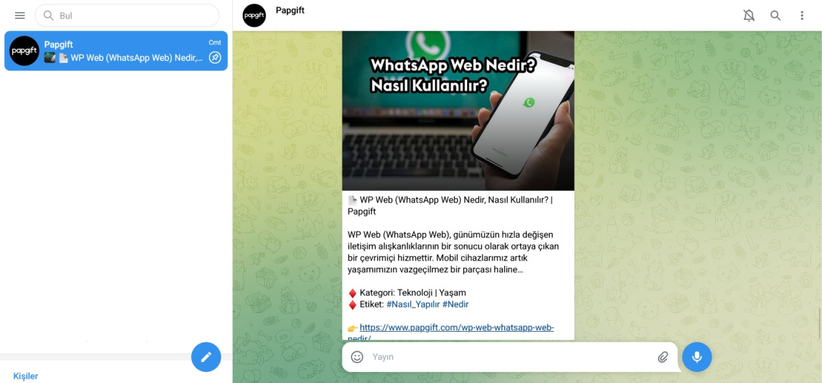 Telegram Web Nedir