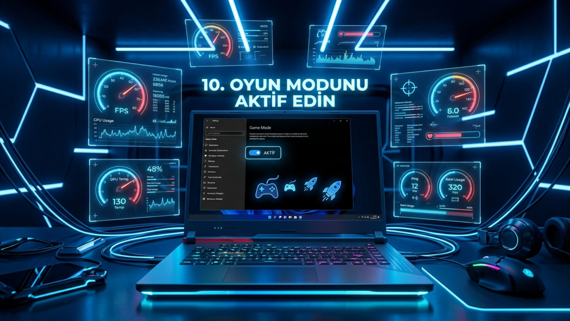 Oyun Modunu (Game Mode) Aktif Edin Oyun Modunu (Game Mode) Aktif Edin